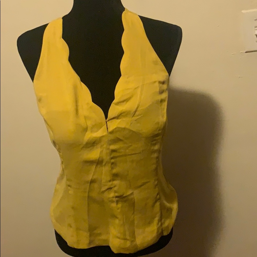 Mustard fancy top